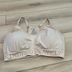 Kindred Bravely Sublime Nursing Sports Bra Soft Pink sz XL